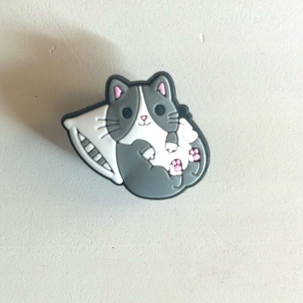 CAT CROC CHARM